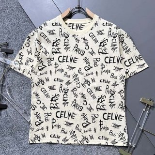セール新作 セリーヌ コットンジャージー Tシャツ 本物 Cee58007