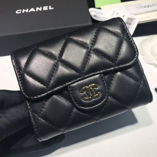 完売必至シャネル クラシック コインパース 本物 財布 黒 shv08600