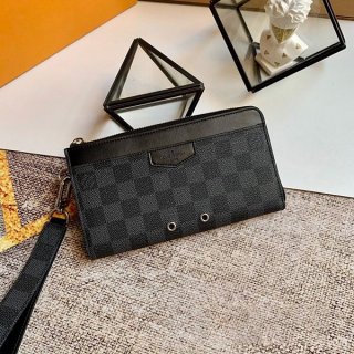 日本未入荷 ルイヴィトン 財布 本物ジッピードラゴンヌ ダミエ N60379