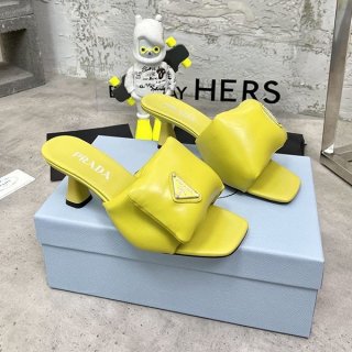すぐ届プラダ ミュール パデッドナッパ サンダル 本物 pus28451