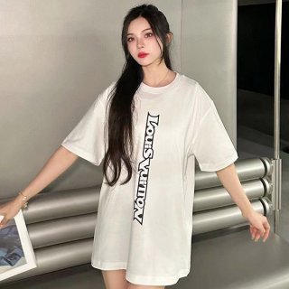送料無料 ルイヴィトン ロゴ Tシャツ 本物 vuq94210