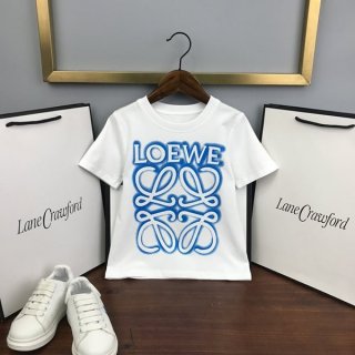 新作で超限定ロエベ Tシャツ 本物 半袖 コットン lop95579