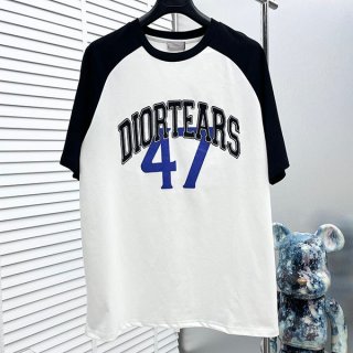 入手困難 ディオール ティアーズ 本物 47ロゴ プリント Tシャツ det80942