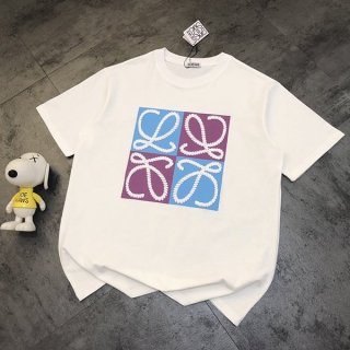 絶対欲しい！可愛いロエベ アナグラム Tシャツ 本物 lom72020
