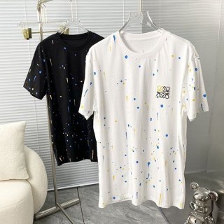 ブティックロエベ プリント クロップド T シャツ 本物 lou45765