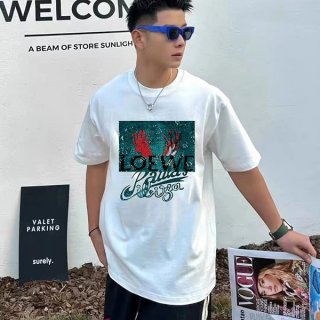 新作で超限定ロエベ Tシャツ 本物 半袖 コットン lof34837
