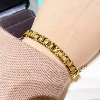 すぐ届ティファニー ベネチアン ブレスレット 18K ゴールド 本物 Tip52934