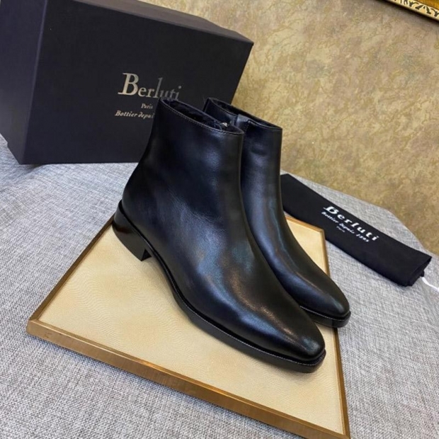 人気★ベルルッティ★ クラシック チェルシーブーツ レザー本物 bea97184