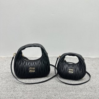 ミュウミュウ ワンダー 本物マテラッセ再生ナイロン ショルダーバッグ myf06688