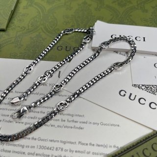 目を惹くカラー【グッチ】インターロッキングG スリムネックレス 本物 guu89159
