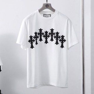 春もの新作 クロムハーツ Tシャツ 本物 パロディ ユニセックス Kug22907