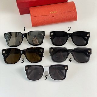 注目★カルティエ パンテール ドゥ サングラス 本物 5色 kax47448