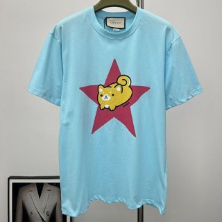【大特価】グッチ×Kawaii 本物 キャットプリント Tシャツ gup59765