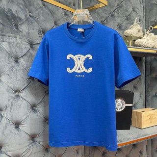確保済み セリーヌ コットンジャージー トリオンフ Tシャツ 本物 Ceo00643