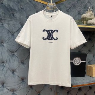 注目★セリーヌ コットンジャージー トリオンフ Tシャツ 本物 Cee23658