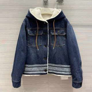 21AW新作ディオール フード付 デニムジャケット 本物 der94340