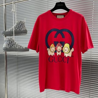 超話題!グッチ×Kawaii キャットプリント Tシャツ 本物 guj83879