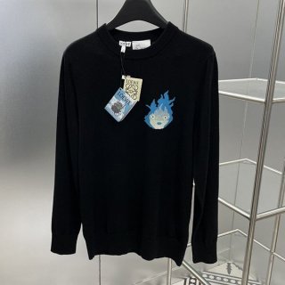 おすすめロエベ×ハウルの動く城 カルシファー セーター 本物 lod09934