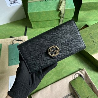 グッチ シマレザー 長財布 本物 ブラック 615524 ギフトに gud20211