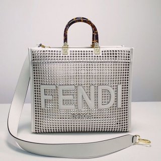 ギフトに最適 フェンディ サンシャイン ミディアム トートバッグ 本物 fey96352