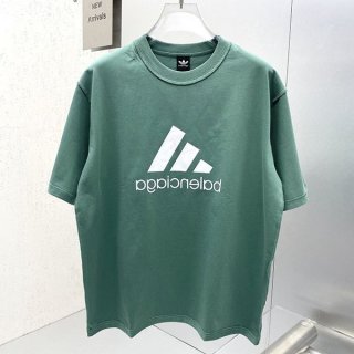 限定コラボバレンシアガ×アディダス Tシャツ 本物 一目惚れ baa72610