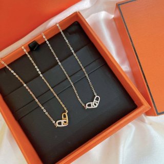 関税負担なし エルメス シェーヌダンクル ダイヤ ロングネックレス本物 erx18135