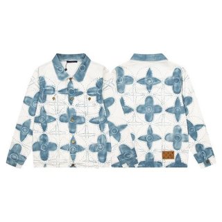 n級品 おすすめルイヴィトン スプレーデニムジャケット 本物 vuk37152