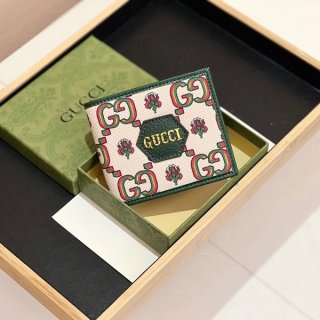 【限定☆グッチ 100周年記念】グッチ 二つ折り財布 本物 676238UMBAG9665