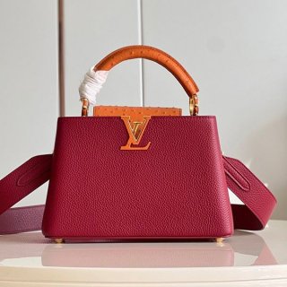 ルイヴィトン カプシーヌ ハンドバッグ 本物 vuj35410