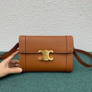 希少色 セリーヌ トリオンフ ショルダーバッグ 本物 Ceu83448