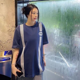 【人気商品】グッチ アディダス 本物 コラボ Tシャツ guo60619