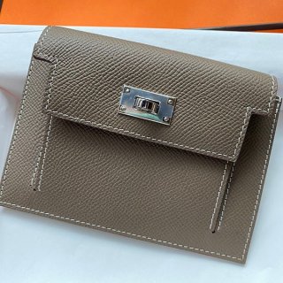 入手困難 エルメス ケリーポケットコンパクト本物 財布