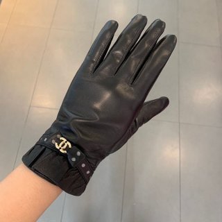 シャネル レザーグローブ 本物 shx40515