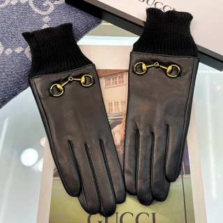 すぐ届 グッチ☆GG ホースビットレザーグローブ 手袋 本物 guf29004