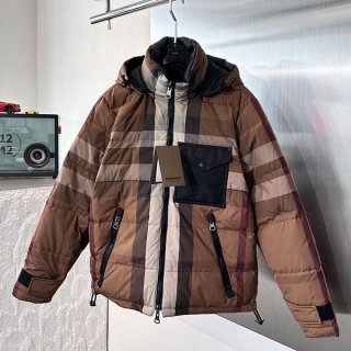 バーバリー リバーシブル 本物 ダウンジャケット Bat94494