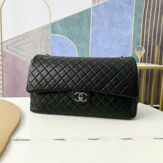 シャネル CCロゴ トラベルバッグ 本物 ブラック shl15680