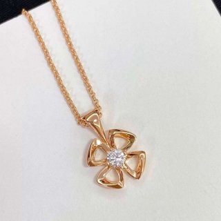 ★日本!!人気！ギフトに最適 ブルガリ 本物 ダイヤ ネックレス 18K ゴールド But97682