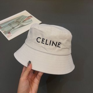注目★セリーヌ ロゴ入り コットンバケットハット 本物 新作限定 Cef01283