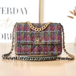 n級品 おすすめ◆シャネル 19 ハンドバッグ 本物 CC 千鳥格子 shr00947