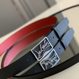 超希少！クリスチャンルブタン 本物 ベルト 35mm 即日配送 Ruy28090