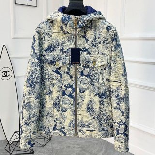 最安値挑戦 ルイヴィトン デニムダウンジャケット 本物 vuf02388