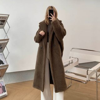 大人気!!新色マックスマーラ TEDDY テディベア 本物 アイコンコート maw64955