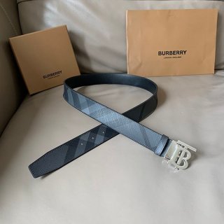 バーバリー コピー リバーシブル チャコールチェック&レザー TBベルト Bab87259 バーバリー コピー リバーシブル チャコールチェック&レザー TBベルト Bab87259