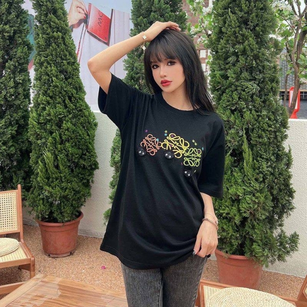 ロエベ 本物『千と千尋の神隠し』ススワタリ アナグラム Tシャツ (コットン) lob44738