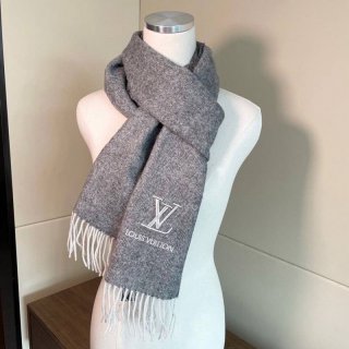 超人気 ルイヴィトン カシミヤ タッセル マフラ 本物 vuv29787