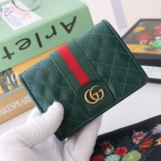 ブティックグッチ カードケースウォレット グリーン 本物 guz56430