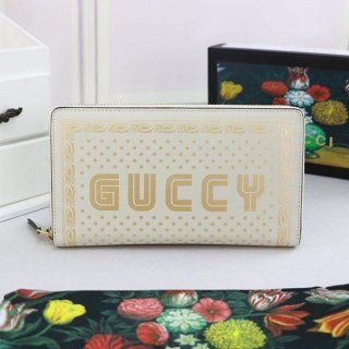 追跡付き 安いグッチ GUCCY プリント レザー ロングウォレット 本物 510488 gud99978