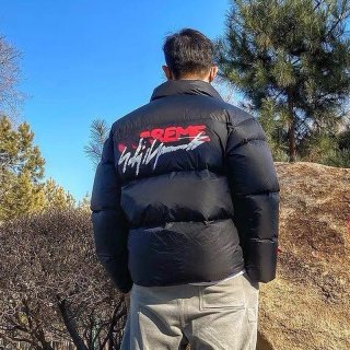 【日本未発売】コラボで話題の★シュプリーム 本物 x yoji yamamoto★ジャケット★ブラック shs87408