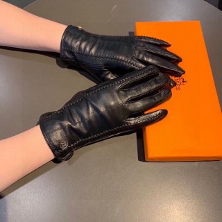 【エルメス 本物】希少エルメス Hステッチ ラムスキングローブ erw89542