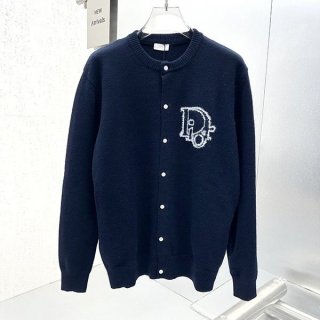 可愛いディオール 本物 カーディガン カシミヤ モヘアニット 313M235AT521